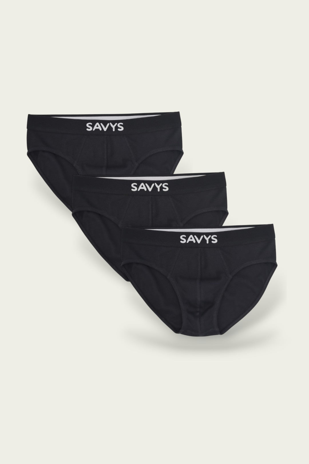 Men Ribbed Brief Underwear (Pack of 3)