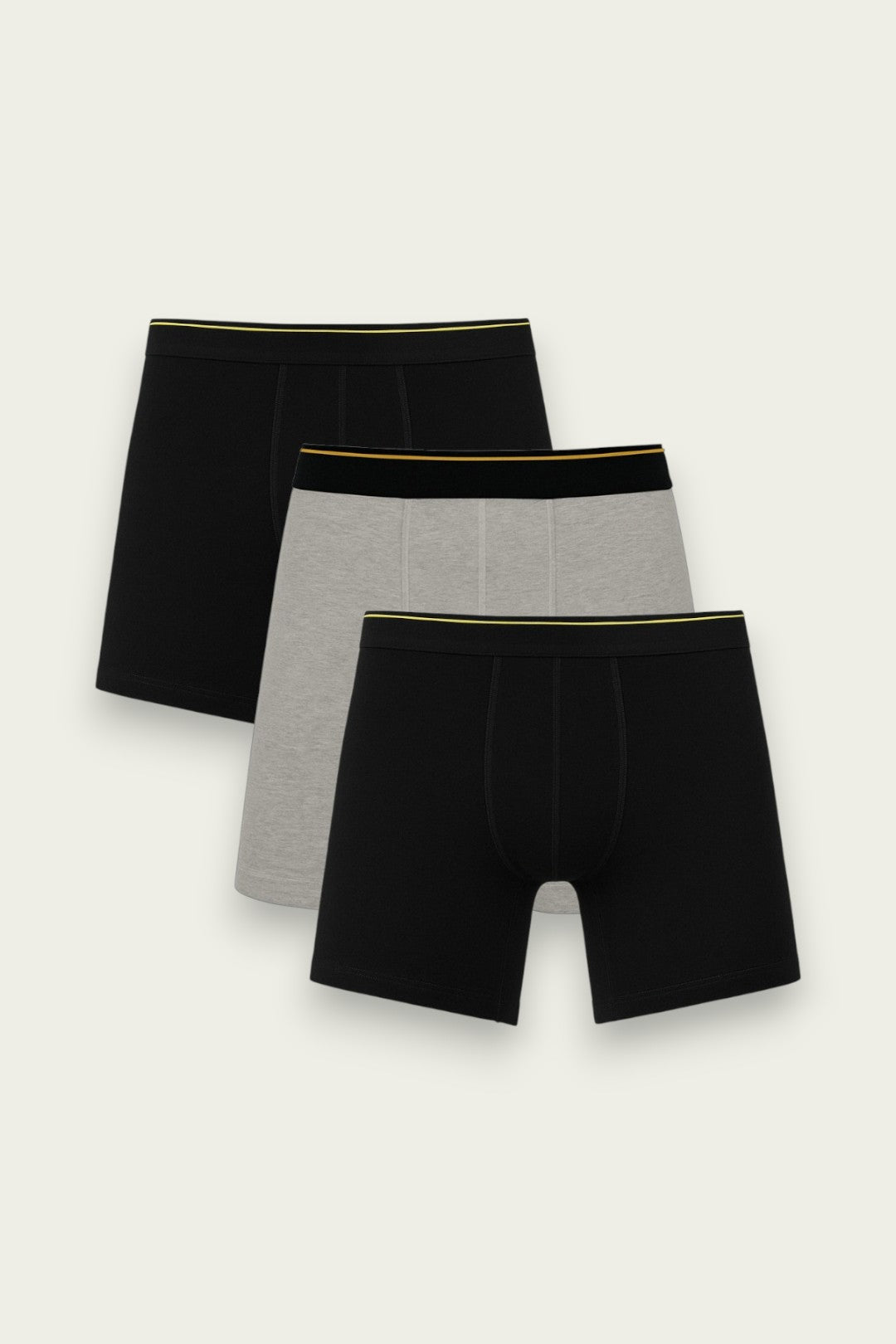 Men Long Leg Boxer Brief (Pack of 3)